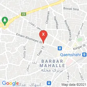 این نقشه، لوکیشن گفتاردرمانی ایران متخصص ارزیابی، تشخیص، درمان و مشاوره انواع اختلالات گفتار و زبان در شهر قائم‌شهر است. در اینجا آماده پذیرایی، ویزیت، معاینه و ارایه خدمات به شما بیماران گرامی هستند.