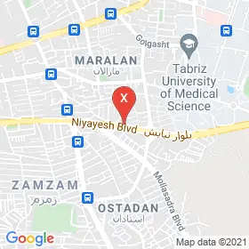 این نقشه، لوکیشن دکتر آراز محمدزاده متخصص چشم پزشکی؛ شبکیه در شهر تبریز است. در اینجا آماده پذیرایی، ویزیت، معاینه و ارایه خدمات به شما بیماران گرامی هستند.