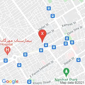 این نقشه، لوکیشن دکتر اعظم خیرمند پاریزی متخصص گوش حلق و بینی در شهر کرمان است. در اینجا آماده پذیرایی، ویزیت، معاینه و ارایه خدمات به شما بیماران گرامی هستند.